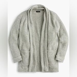 J. Crew open front gray cardigan